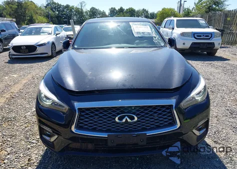 2021 Infiniti Q50 Luxe Awd from USA, damaged, VIN JN1EV7BR4MM750532